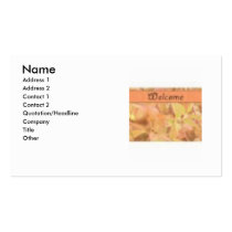 fall business/profile cards business cards