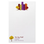 Fall Cityscape stationery