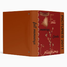 Fall Collections 3 Ring Binders