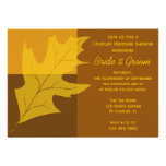 Fall Colour Block Couples Wedding Shower Invitatio