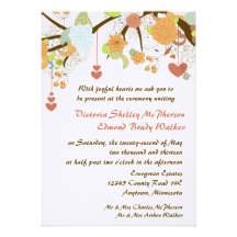 Fall Fantasy Floral Wedding Invitations