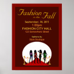 Fall Fashion Show Poster