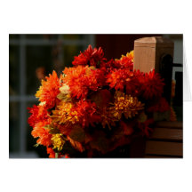Fall Fence Post note card