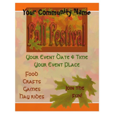 Fall festival flyer by Jenlin01