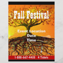 Fall Festival Halloween Event or Fall Event Flyer