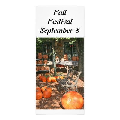 Fall Festival rack card flier by Karibophoto