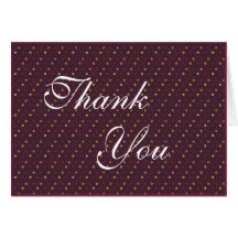 Fall Flowers Thank You Card