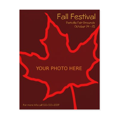 Fall Flyer Template by scribbleprints