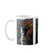Fall foliage at Queechee Gorge, Queechee, Vermont, Coffee Mugs