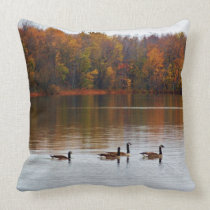 Fall Geese Reflections pillows