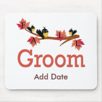 Fall Groom Mousepad