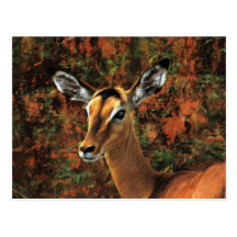 Fall Impala fantasy art Postcard