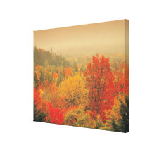 Fall landscape, New Hampshire, USA Canvas Print