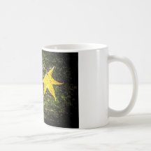 Fall Leaf on Moss Coffee Mug