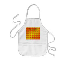 Fall leaf pattern aprons