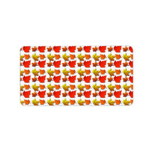 Fall leaf pattern personalized address labels