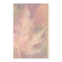 Fall Leaf-Stationary Stationery Paper