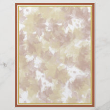 Fall Leaves Background Flyers