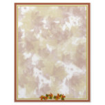 Fall Leaves Background Letterhead Design