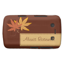 Fall Leaves Blackberry Case-Mate Case