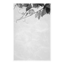 Fall Leaves Gothic Stationery