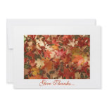 Fall Leaves Holiday Party Invitation