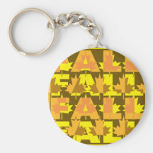 Fall Leaves Key Chain