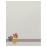 Fall Leaves Letterhead