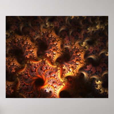 Fall Leaves Poster by KexArt