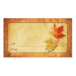 Fall Leaves Special Occasion Place Cards Business Card Templates