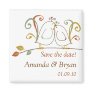 Fall Lovebirds Save the Date Magnets