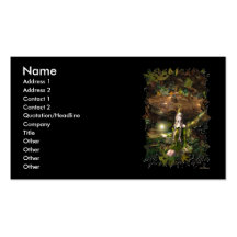 Fall Magic Fairy Business Cards