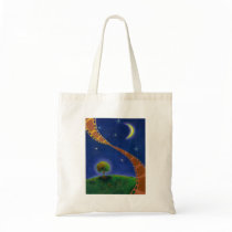 Fall night movie art fun painting for film lovers bags