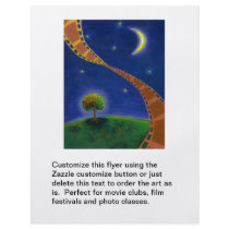 Fall night movie art fun painting for film lovers