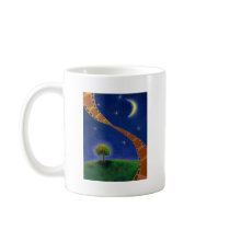 Fall night movie art fun painting for film lovers coffee mugs