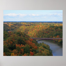 Fall on the Genesee River Posters