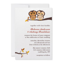 Fall Owls Wedding
