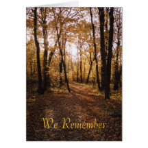 Fall path1, We Remember Card