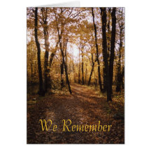 Fall path1, We Remember Card