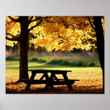 Fall picnic posters