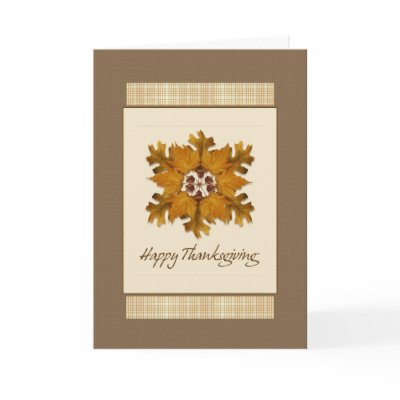 Fall Pinwheel Thanksgiving Card by MANolan