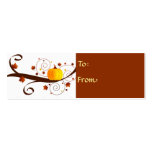 Fall pumpkin - Gifttag Business Card