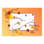 Fall pumpkins - Gifttag Business Card Templates