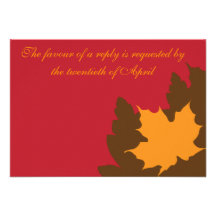 Fall RSVP Personalized Invite