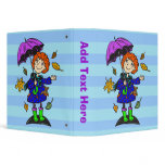Fall Season Girl Binder