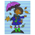 Fall Season Girl Personalized Flyer