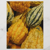 Fall Squash Personalized Flyer
