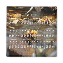 Fall Stream; 2012 Calendar Fridge Magnets