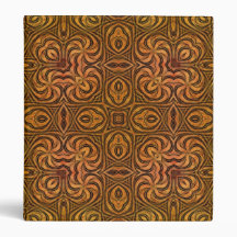 Fall Swirls Abstract Binder