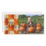 Fall textured block photocard